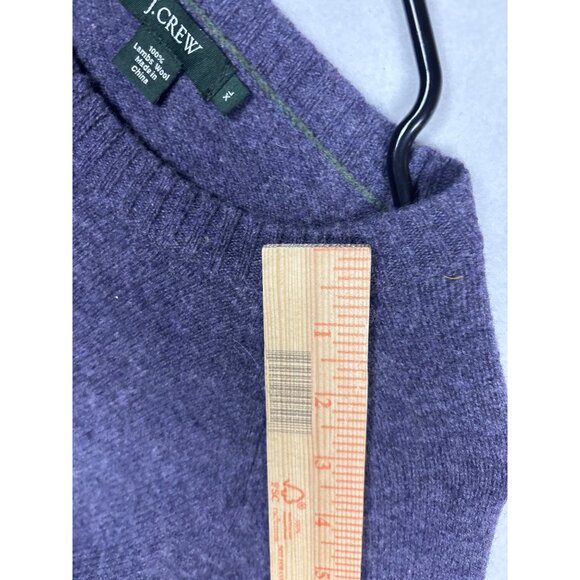 J.Crew Womens Purple Lambswool Sweater Size xl - Picture 6 of 7